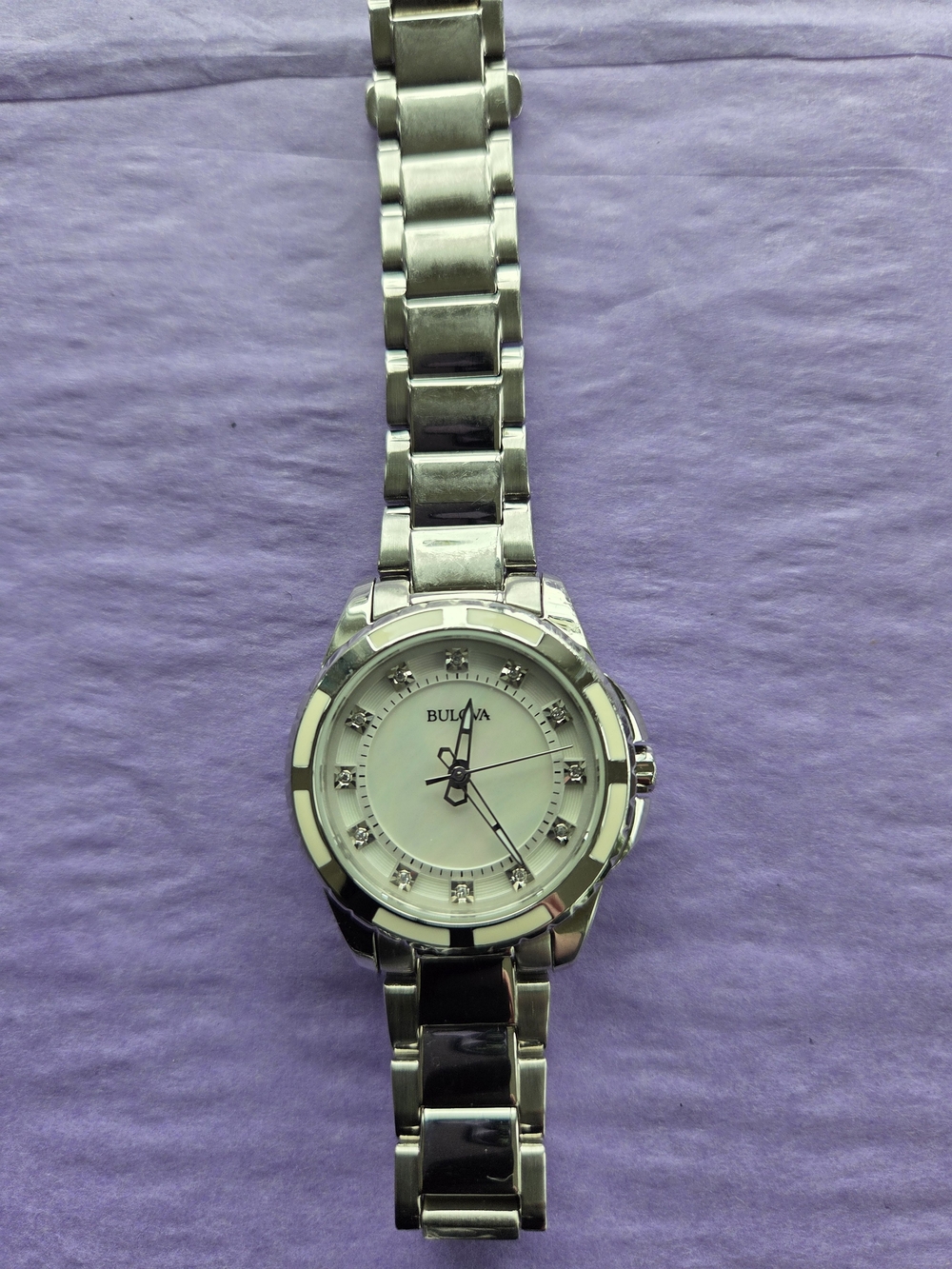 Bulova Women's Diamond Watch 96P144